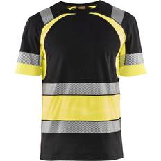 Arbeitsoberteile Blåkläder 3337 High Vis T-Shirt (Black/Yellow)