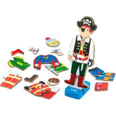 Viga Kreativitet & Pyssel Viga Viga Viga Wooden Magnetic Puzzle Dress Up 8 Figures