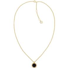 Ónix Joyería Tommy Hilfiger TH Iconic Circle Necklace - Gold/Black