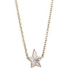 Efva Attling Catch A Falling Star Halskæde - Hvidguld