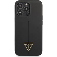 Skal iphone 13 pro max Guess iPhone 13 Pro Max Skal Silicone Triangle Svart