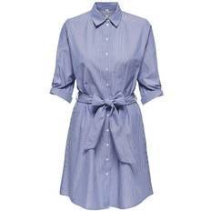 Only Kleid JDYHall - Blau/Weiß
