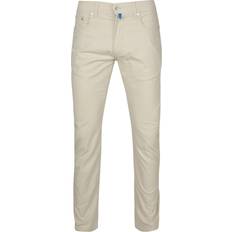 Pierre Cardin Beige Spijkerbroeken Pierre Cardin Lyon Future Flex Jeans - Blauw