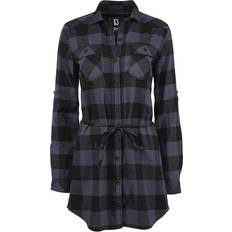 Brandit Ladies Longshirt Lucy (Sort Grå, 5XL)