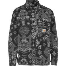 Carhartt Verse Long Sleeve Shirt - Verse Print/Black Heavy Stone Wash