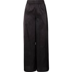 Satin Byxor & Shorts Urban Classics Ladies Satin Wide Leg Pants Tygbyxor Dam