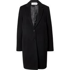 Calvin Klein Dame Kåper & Frakker Calvin Klein Virgin Wool Crombie Coat