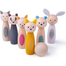 Bigjigs Juego de Bolos 2 Años Animales Felices