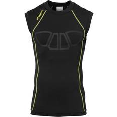 Sí Camisetas de tirantes Uhlsport Bionik Frame Tank Top Black/Yellow Male