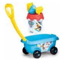 Helfer auf vier Pfoten Sandspielzeuge Smoby 7600867013 Paw Patrol Beach cart with Accessories