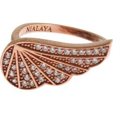 Nialaya Bijoux Nialaya Women's 925 Clear CZ Ring SIG19107-4 EU47 US4