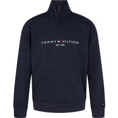 Tommy Hilfiger Felpa Half Zip Sweatshirt - Navy/Rosso/Bianco