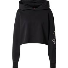 HUGO BOSS Dam Tröjor HUGO BOSS Sweatshirt 'Dangaya' orkidé ljusblå pastellgul