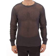 Dolce & Gabbana Red Tops Dolce & Gabbana Men's Runway Netz Pullover Netted Sweater GTH10674 IT46