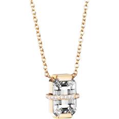 Efva Attling Little Bend Over Crystal Quar Halsband 42-45