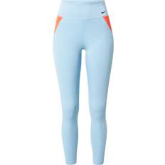 Nike White Tights Nike One Dri Fit Mid Rise Color-blocked Leggings