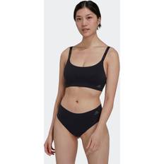 Fitness & Gym - Multicolore Soutiens-gorge Adidas Brassière échancrée Active Micro-Flex Lounge - Black/Grey Six