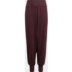 Adidas Punainen Housut Adidas Aeroready Yoga Pants - Shadow Maroon