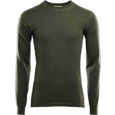 Gröna - Herr - Träningsplagg Underställstoppar Aclima WarmWool Crew Neck Man Olive Night