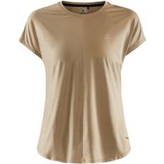 Beige - Dame T-skjorter Craft Core Charge Rib Short Sleeve T-shirt