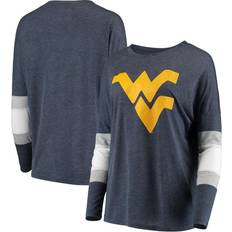 Camp David Women's West Virginia Mountaineers Swell Stripe Long Sleeve T-Shirt