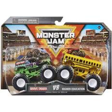 Monster Jam Legetøj Monster Jam Grave Digger vs Higer Education 2 Pack