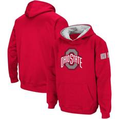 Ohio state hoodie Colosseum Youth Scarlet Ohio State Buckeyes Big Logo Pullover Hoodie