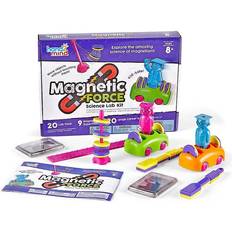 Science & Magic Learning Resources 90740 Force Lab 8-12, Kids Kit with Fact-Filled Guide, Make Magnets Float and Build a Compass, STEM Toys, 9 Science Experiments, Multi