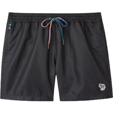 Zebra Logo Swim Shorts - Black