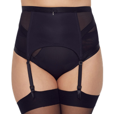 Elastane/Lycra/Spandex Garter Belts Pour Moi Viva Luxe Garter Belt - Black