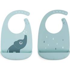 Done by Deer Elphee Silicone Bib 2-pack