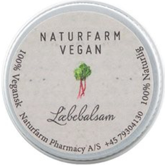 Naturfarm Hudpleje Naturfarm Vegan Lip Blam Rhubarb 10g 10ml