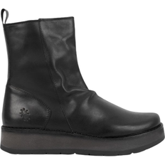 Textile - Women Ankle Boots Fly London Reno - Black