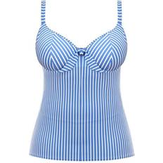 Freya Beach Hut Plunge Tankini Top - Blue Moon