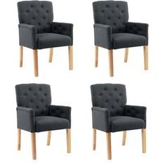 vidaXL 61x66x95cm 4-pack Köksstol 95cm 4st