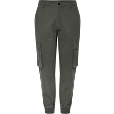 L33 - Women Trousers Only Medium Waist Cargo Pants - Grey/Beluga