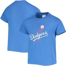 Soft As A Grape Los Angeles Dodgers Distressed Logo T-Shirt