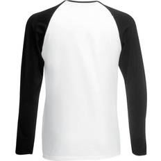 Long Sleeve Baseball T-shirt - White/Black