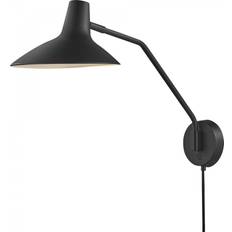 Nordlux Darci Black Wall light ∅ 23cm