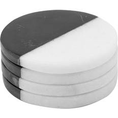 Noir Sous-verres Hill Interiors Marble Sous-verre 10cm 4pcs