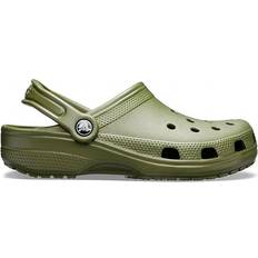 Green - Men Outdoor Slippers Crocs Classic Clog - Army Green