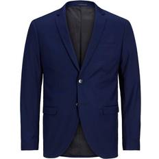 Blue - Suit Trousers Jack & Jones 2 Piece Super Slim Fit Suit - Blue/Medieval Blue