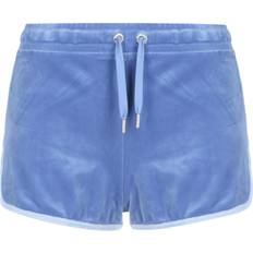 Juicy Couture Damen Shorts Juicy Couture Contrast Stevie Velour - Blue