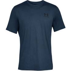 Fitness & Palestra - Verde Magliette Under Armour Maglia a Maniche Corte Sportstyle Left Chest da Uomo Academy/Nero