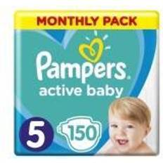 Pampers Pañales Pampers Active-Baby Disposable Diapers Size 5 11-16kg 150pcs