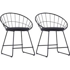 Steel Kitchen Chairs vidaXL - Kitchen Chair 72.5cm 2pcs