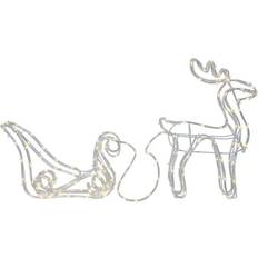 Metall - Transparent Julbelysning Star Trading Silhouette Tuby Deer Julbelysning
