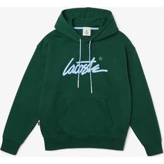 Lacoste Unisex Jumpers Lacoste L!ve Cotton Hoodie Unisex - Green/Blue