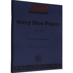 Papiers de Soie et Crêpe Jam Paper Matte 215.9 x 279.4 mm 105gsm Navy Blue 50 Sheets/Pack