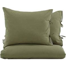 Venture Home Jenna Duvet Cover Green (240x220cm)